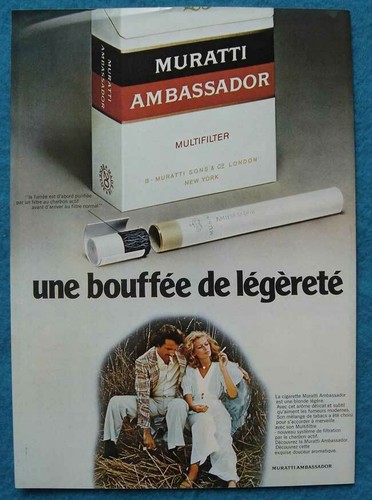 Publicité papier cigarettes - publicité,