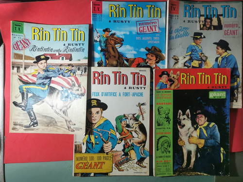 Rintintin rusty géant lot - rusty,