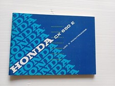 1983 Honda CX 650 E Manual Use Maintenance Booklet Original ITALIAN