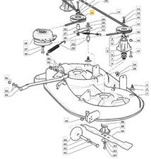 Poulie Plate Pour Tondeuse À