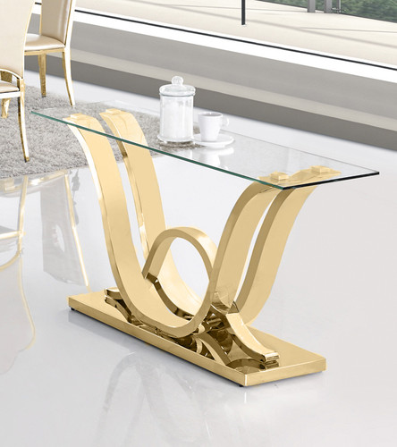 Design table console inox - table,