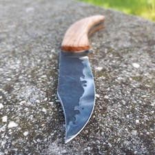 Couteau de poche style le berger corse,lame brut de forge, 21 cm.