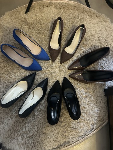 Lot escarpins femme - cuir, et