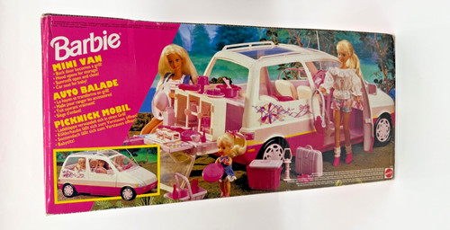 Barbie 1995 mini van fabriqué - van,