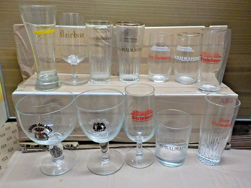 Verre ancien biere - 12,