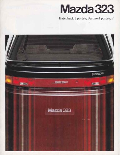 Catalogue brochure mazda 323 - catalogue,