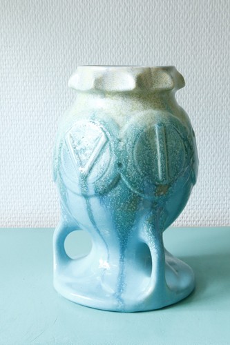 Vase art déco faïencerie - , de