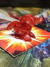 Bakugan Translucent B1 Dragonoid 420G Red Pyrus Classic Battle Brawlers RARE