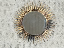 Ancien petit miroir soleil