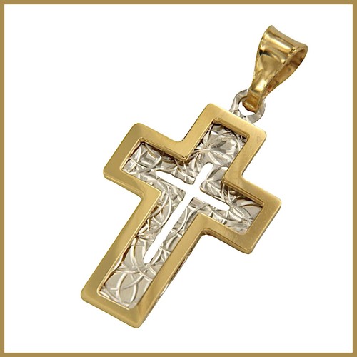 Pendentif jaune blanc 18 - jaune,