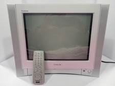 Sony Trinitron 13” Tube TV CRT (KV-13FS100) w/ OEM Remote **Clean**