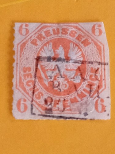 Timbre prusse oblitéré - prusse,
