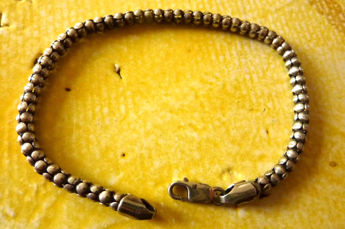 Bracelet rond argent - argent, massif