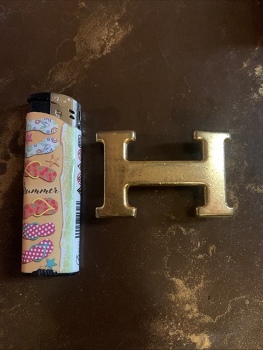 Boucle ceinture hermes - hermes, or