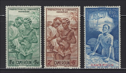 Cameroun scott cb1 cb3 mh - cameroun,