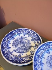 assiette Lunéville Toile de Jouy Repas champêtre