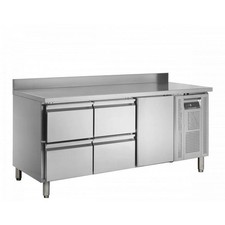 Comptoir saladette inox