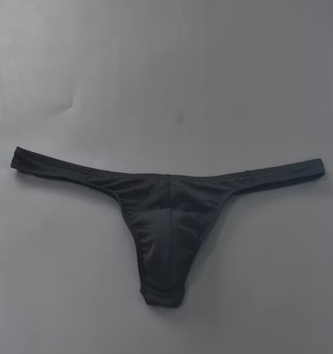 String homme noir taille - string,