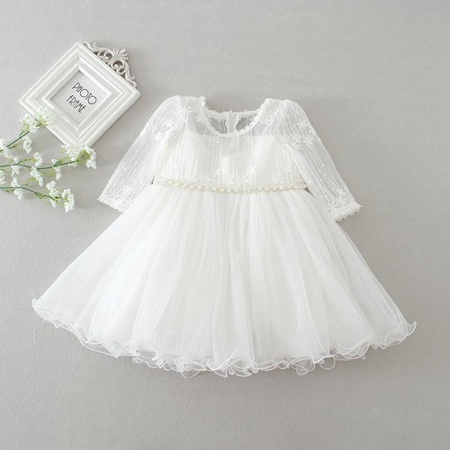 Robe baptême dentelle - robe, de