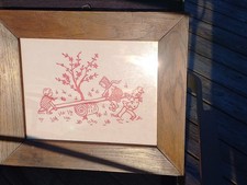  Cadre ancien en chêne massif