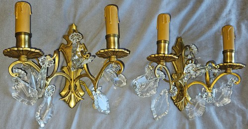 Paire appliques en bronze - paire,