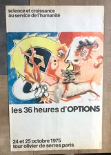 Rare Affiche Vintage 1975 "Les
