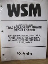 Kubota BX1850 BX2350 Workshop Manual   97897-13650