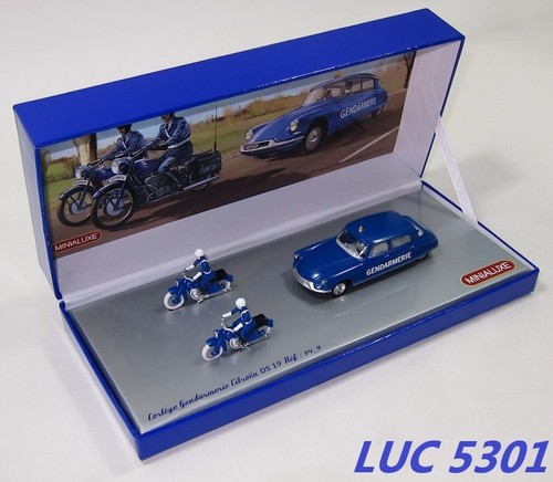 Coffret gendarmerie tres rare - coffret,