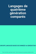 Langages de quatrième génération comparés, GROUPE LANGAGES BASES DE DONNEES 4e G