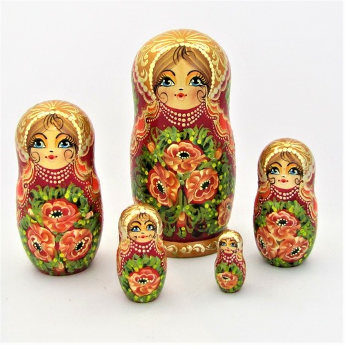 Russian dolls h18 hand - 5,