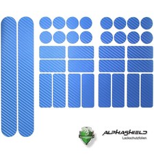 Autocollant de vélo bleu