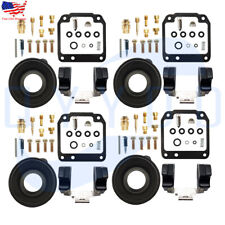 4X For YAMAHA XJ550 1981-1983 Maxim 550 Carburetor Repair Kit Diaphragm Float