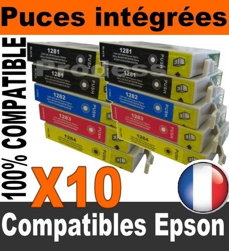Cartouches compatible - 10,
