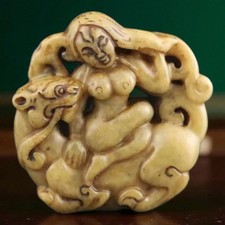 Sculpture en jade chinois