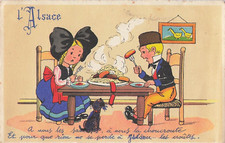 CP ILLUSTRATED ALSACE - AROUND SAUERKRAUT - 46898