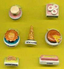 * FEVES  GOURMANDISES PYRENEENNES   série complète  ..ref. G87   patisseries