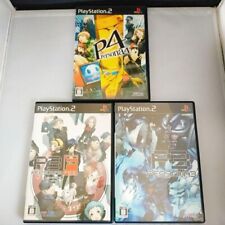 Persona 3 & Persona 3 Fes Append Edition & Persona 4 set Sony Playstation 2 PS2