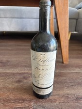 Very Rare Château Lafleur 1959  Granderu Pomerol Empty Wine Bottle