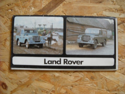 Catalogue brochure land rover - catalogue/brochure,