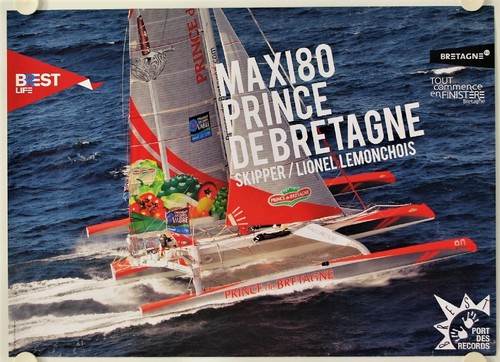 Affiche bateau voile lionel - affiche,