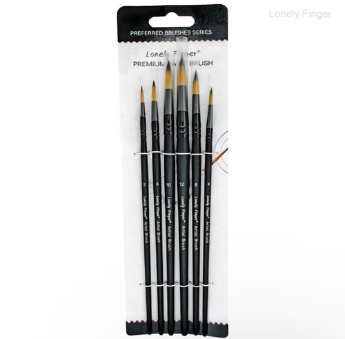 6pcs pinceaux peinture - 6pcs,