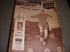 MIROIR SPRINT 599 25.11.1957 FOOT YVON DOUIS CYCLISME COPPI BARTALI CHASSE