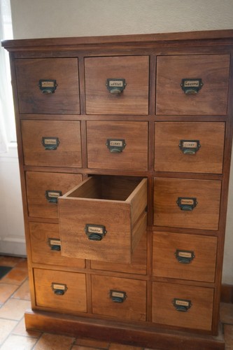 Rare meuble métier vintage - meuble,