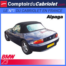 Bmw Z3 cabriolet - Capote en Alpaga Mohair noire avec poches latérales