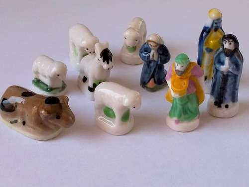 Santons lot 10 avec - -,
