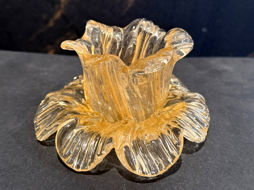 Abat jour fleur verre de - abat-jour,