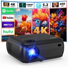 4K Vidéoprojecteur 1080P