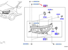 Phare avant gauche TOYOTA