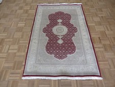 3'10 x 5'11 Hand Knotted Red