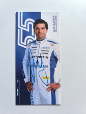 Carlos Sainz signed 2025 Williams F1 FW47 official card 10x21cm NEW